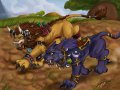Dire_Cats_on_the_Hunt_by_Sleepingfox.jpg